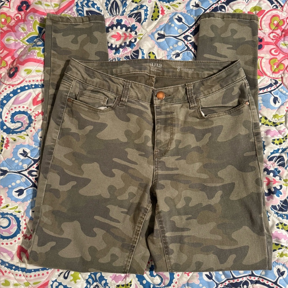 A.N.A. Camouflage Skinny Jeans